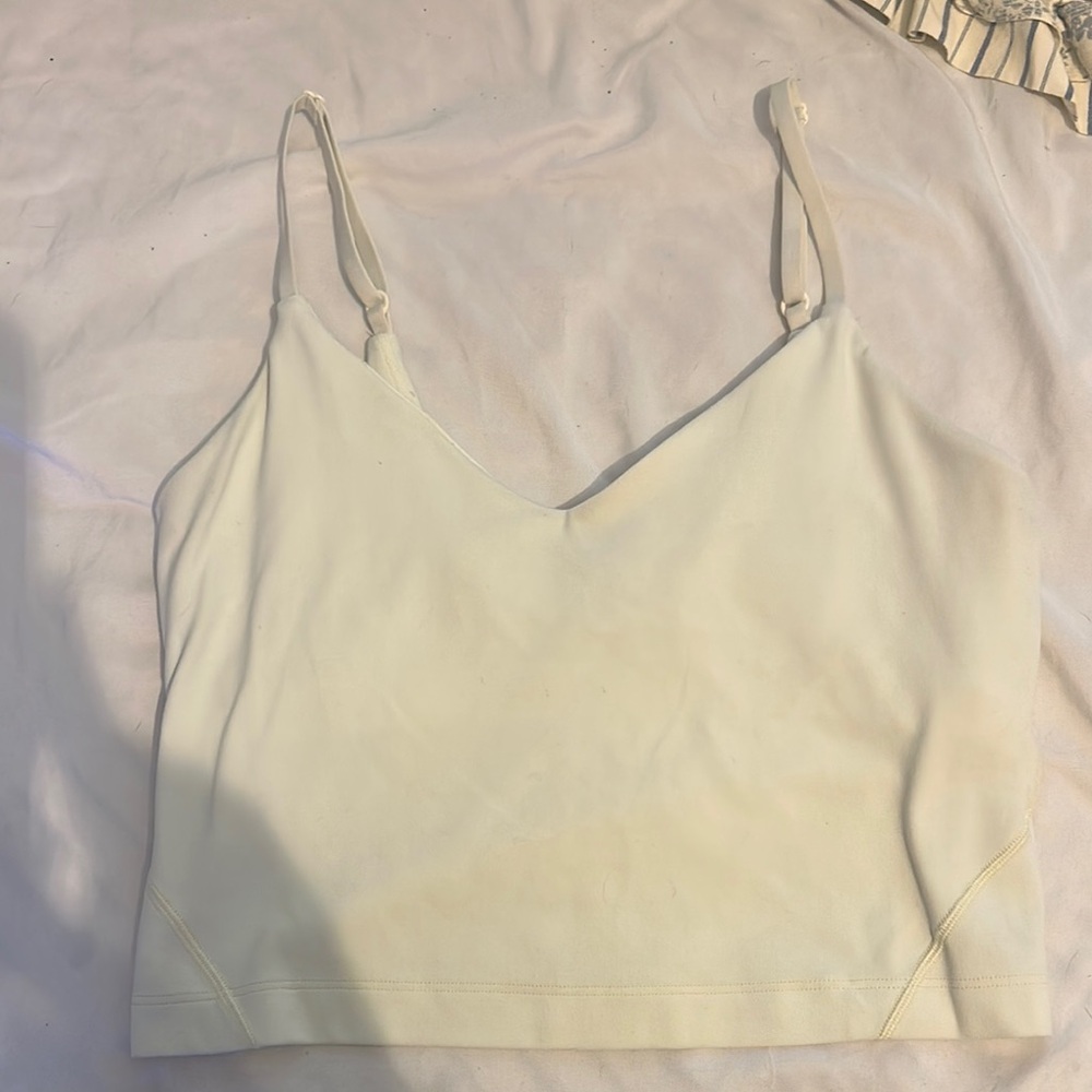 Lululemon Athletica Cream Tank Top